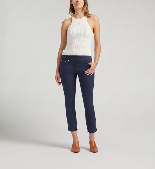 Amelia Mid Rise Slim Ankle Pants