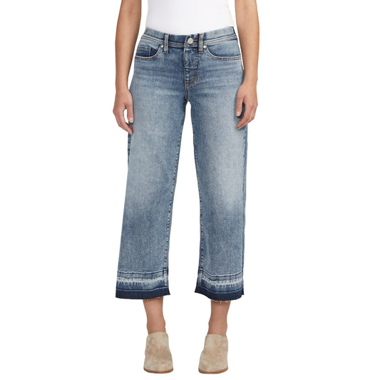 Ava Mid Rise Wide Leg Jeans