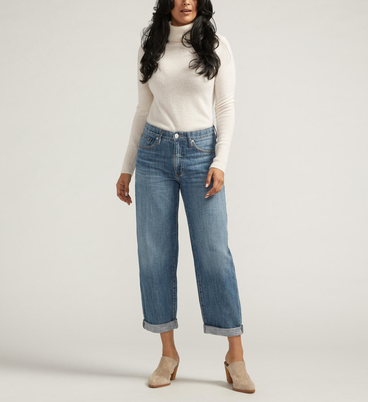 Lucie Mid Rise Boyfriend Jeans, Orsay Blue, hi-res image number 0