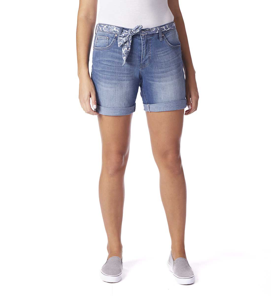 girlfriend jean shorts