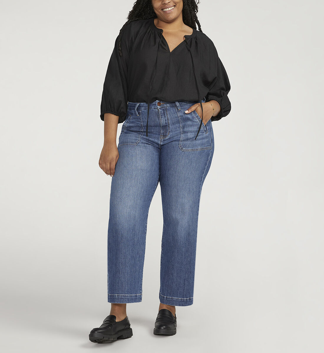 Mom jeans plus cheap size comprar