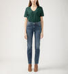 Ruby Mid Rise Straight Leg Jeans, Jardin Blue, hi-res image number 0