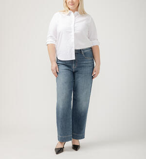 Sophia High Rise Wide Leg Jeans Plus Size