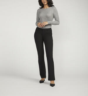 Betabrand Women's Dress Pant Yoga Pants (Boot-Cut) XS Black: Buy