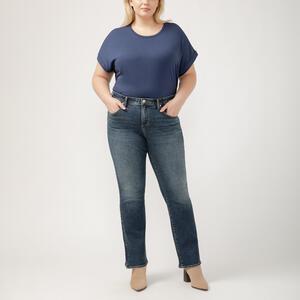 Eloise Mid Rise Bootcut  Jeans Plus Size