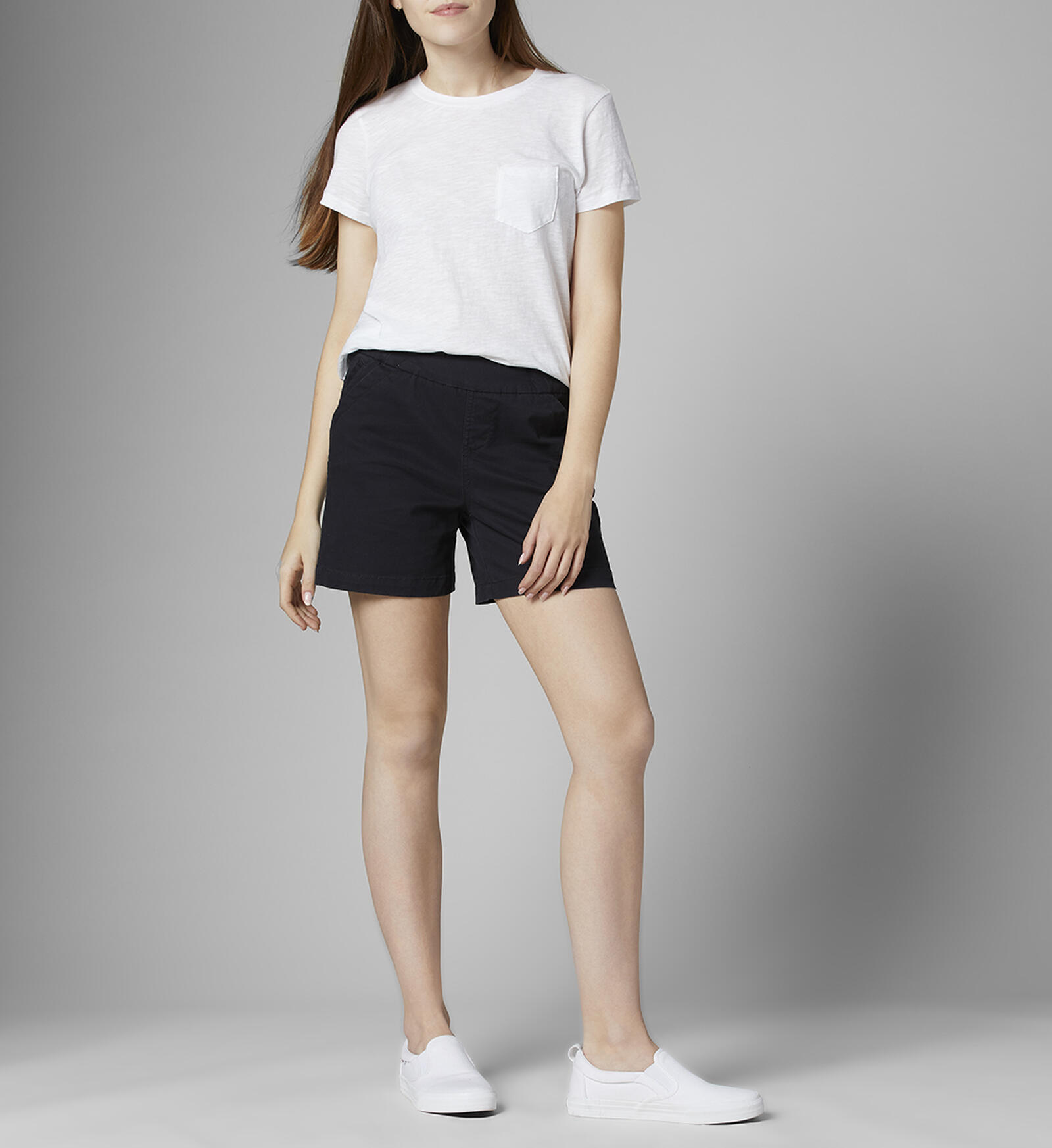 Women Stretch Casual Shorts – OXWHITE