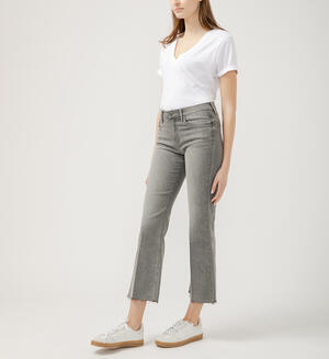 Kait Mid Rise Kick Flare Leg Jeans