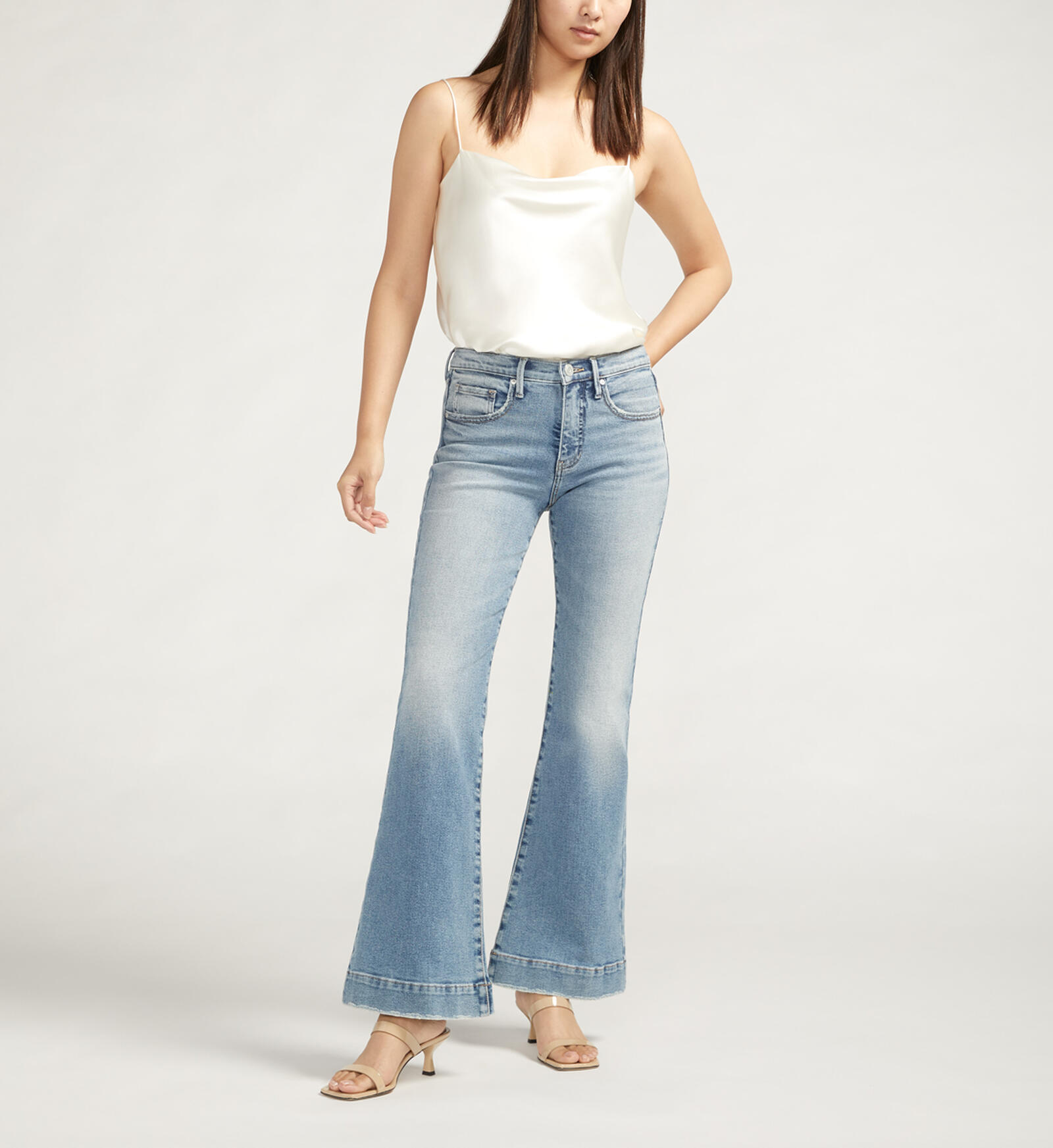 Buy Kait Mid Rise Flare Leg Jeans for USD 88.00