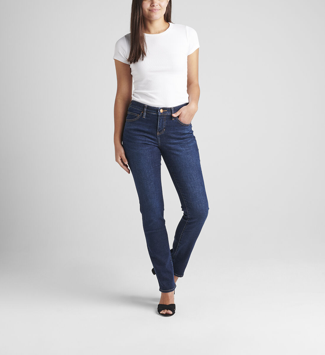 Buy Ruby Mid Rise Straight Leg Jeans for USD 79.00 | Jag Jeans US New