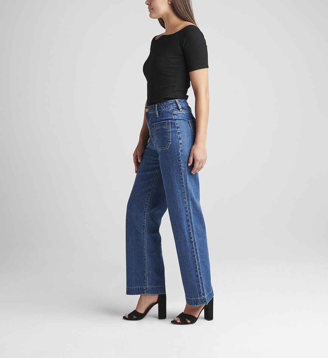 Buy Sophia High Rise Ankle Wide Leg Jeans for USD 33.00 | Jag
