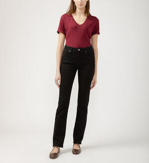 Ruby Mid Rise Straight Leg Jeans